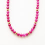 Collier en rubis, bijou femme.