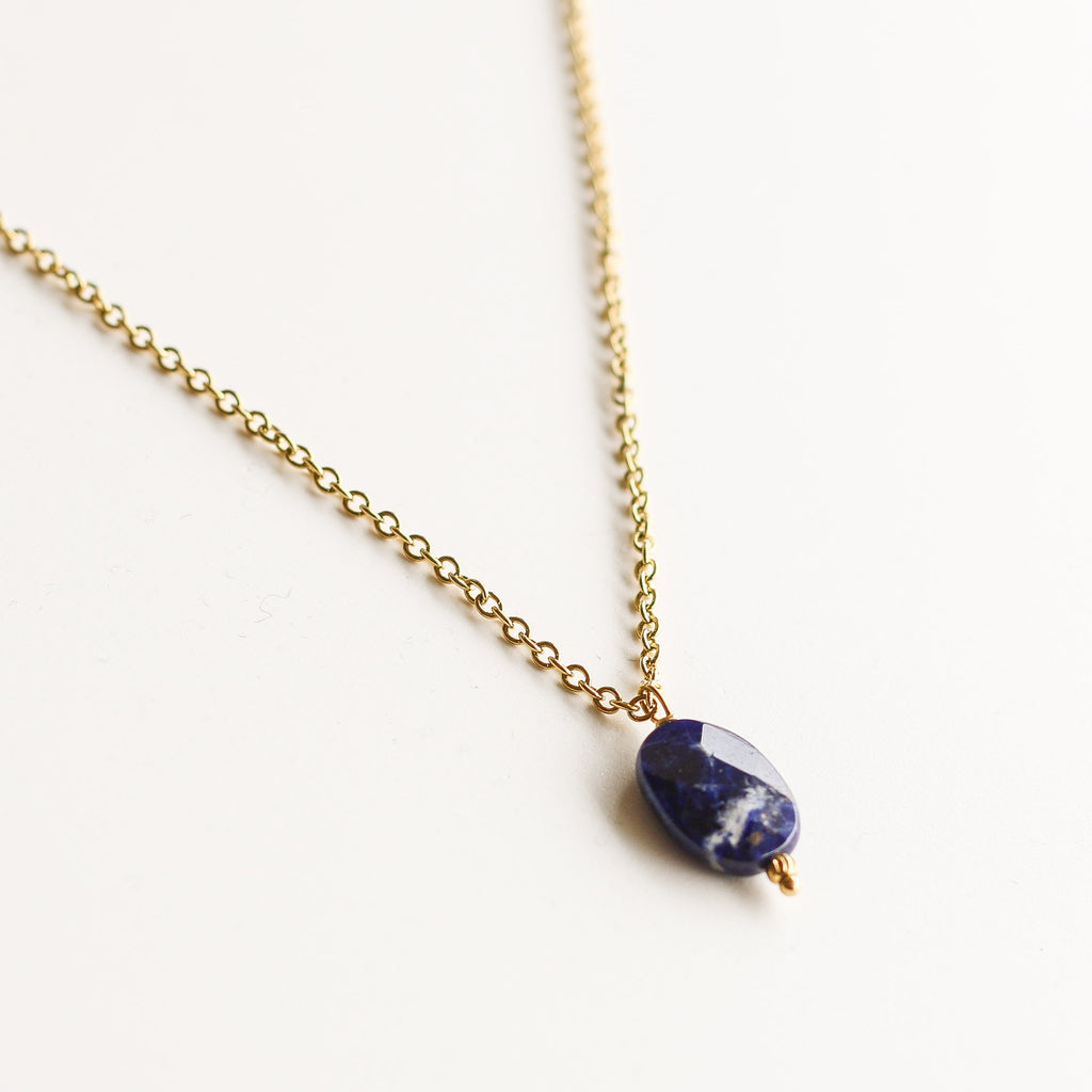 bijou sodalite lithothérapie bleu cadeau femme
