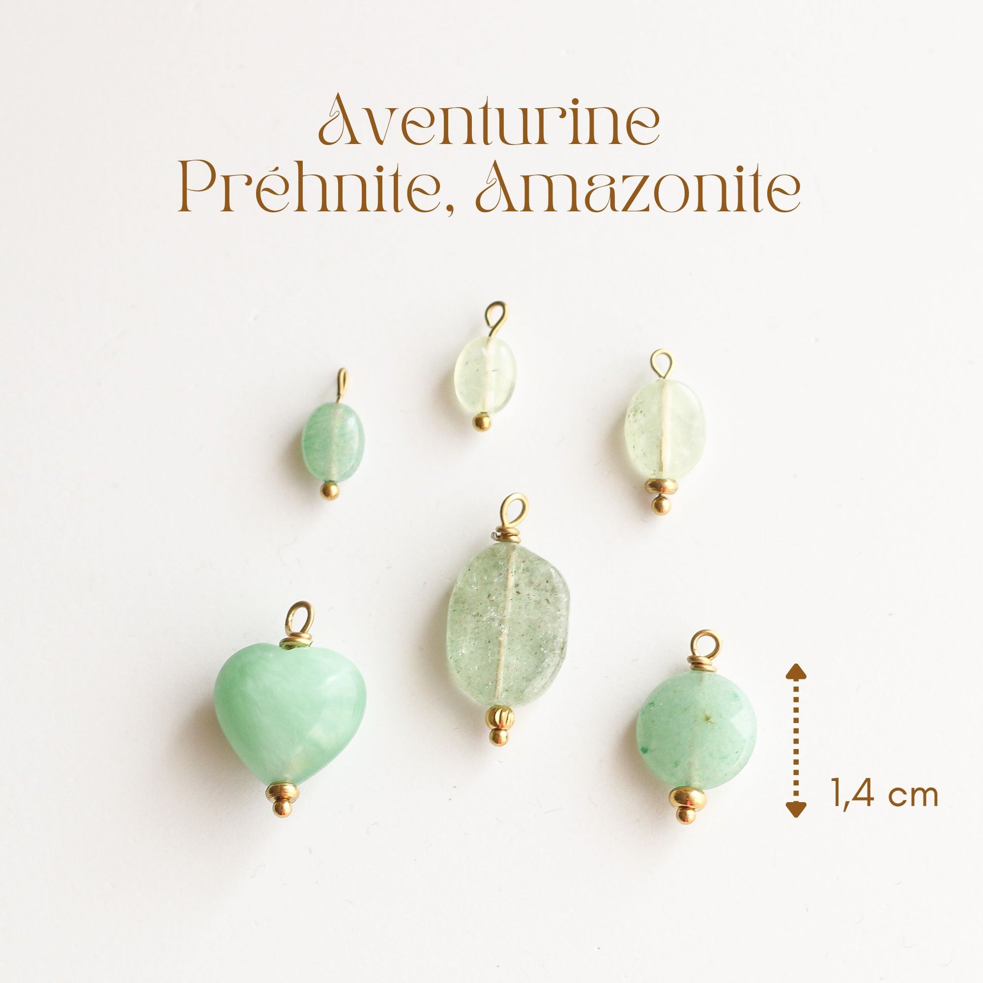 Pendentif Pierre Vert clair - Mahny Jewelry