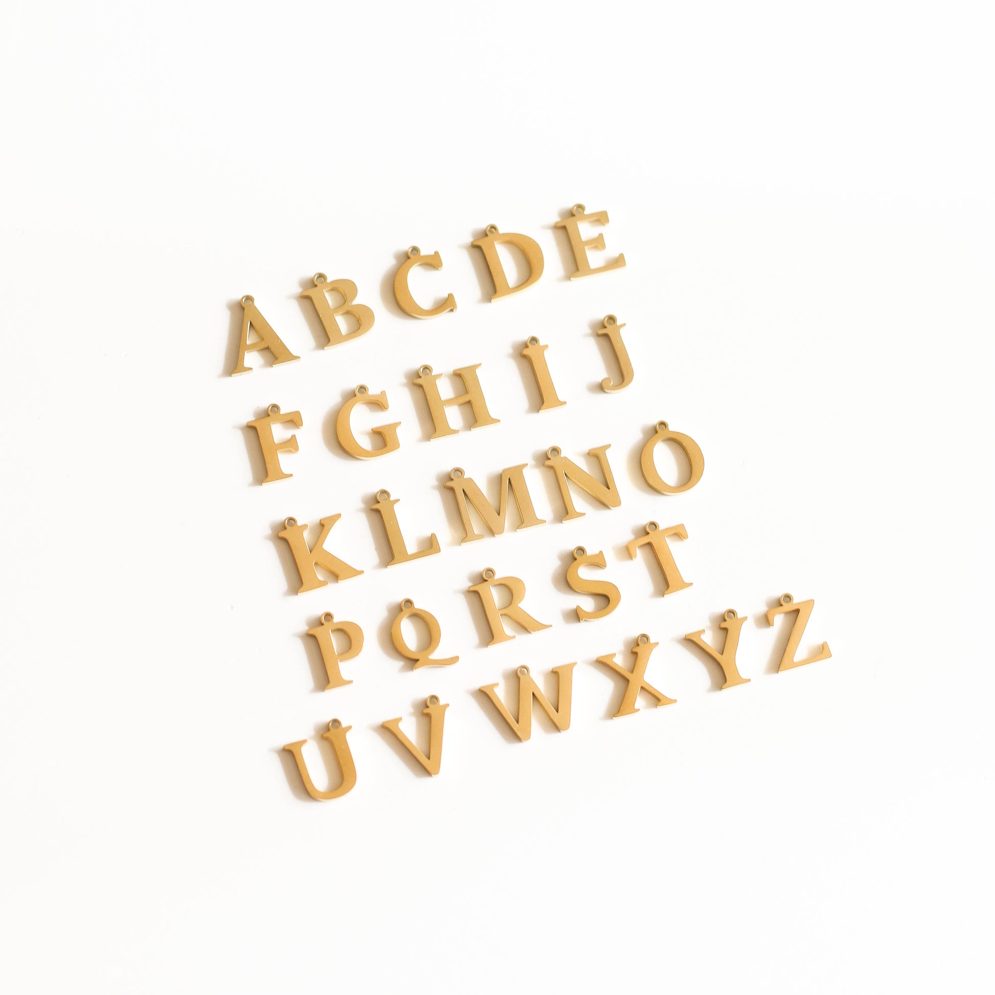 Pendentif Charm's Lettre grande - Mahny Jewelry