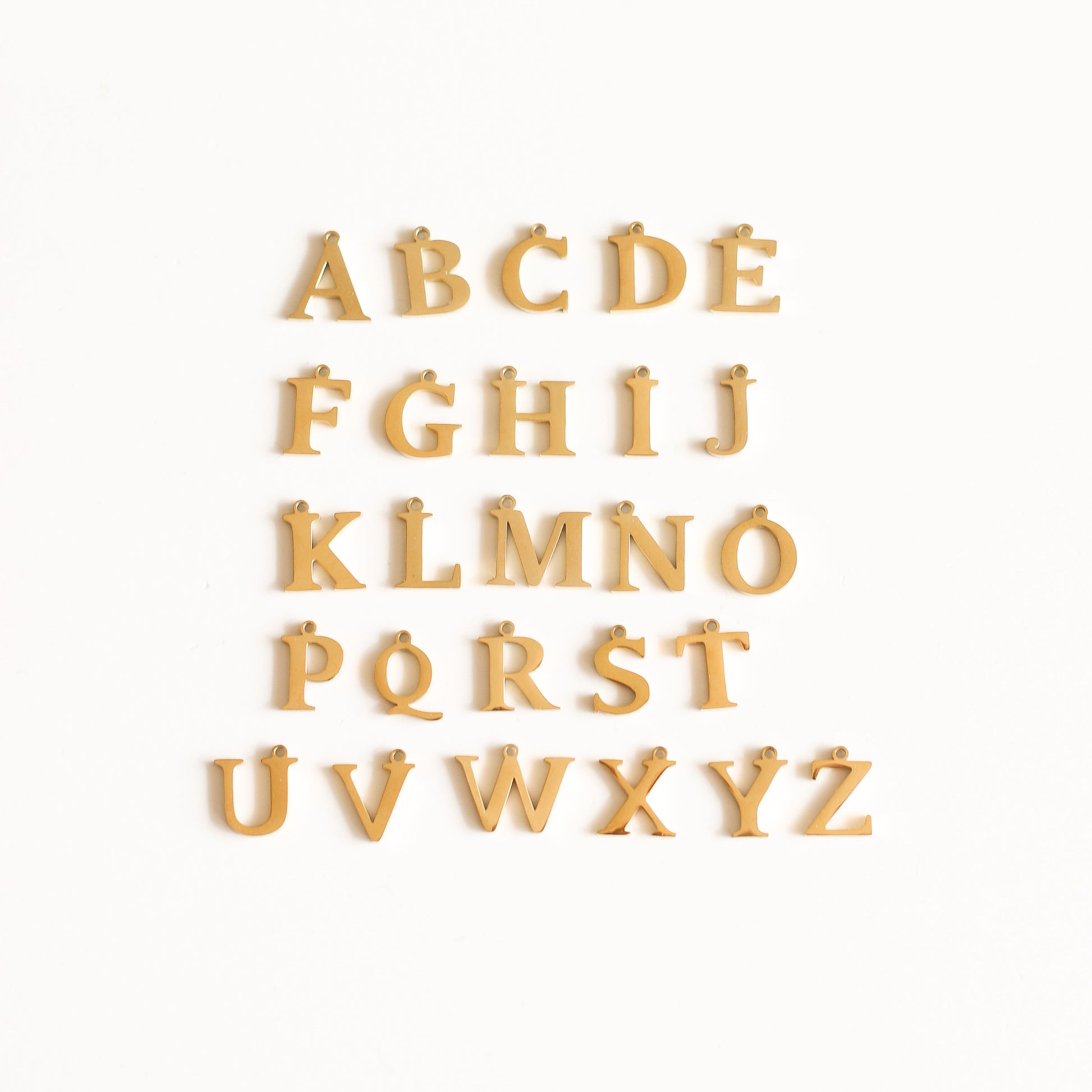 Pendentif Charm's Lettre grande - Mahny Jewelry