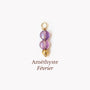 Améthyste naturelle violette pour les cadeaux de février 