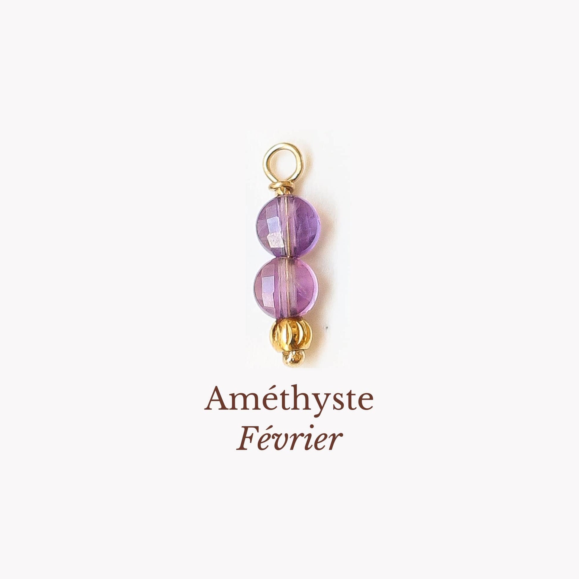 Améthyste naturelle violette pour les cadeaux de février 