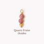 la pierre de naissance d'Octobre le Quartz rose pour son anniversaire