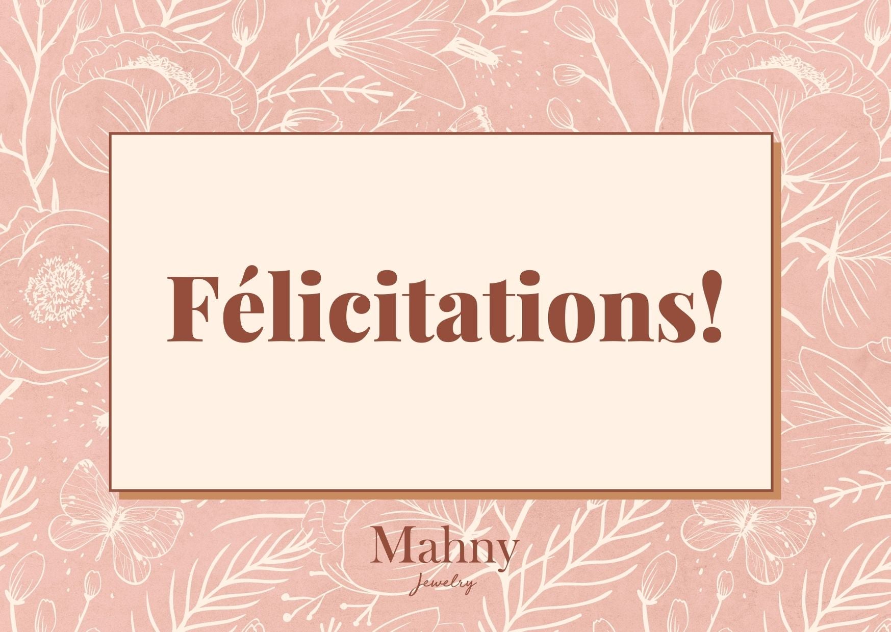 Carte Cadeau 40€ - Mahny Jewelry