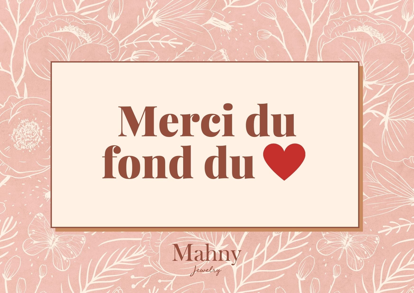 Carte Cadeau 100€ - Mahny Jewelry