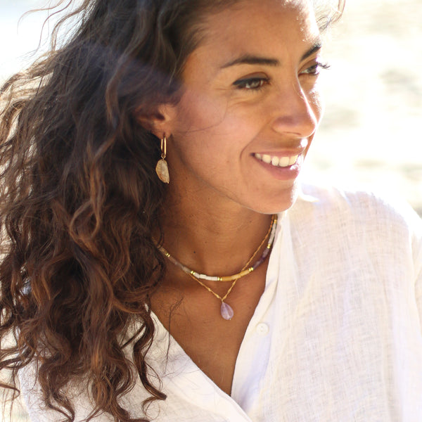 Collier Améthyste Lavande
