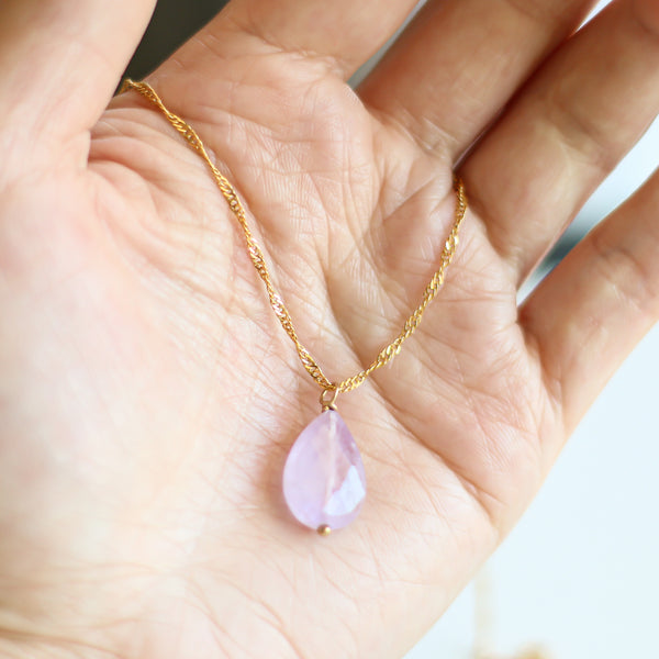 Collier Améthyste Lavande