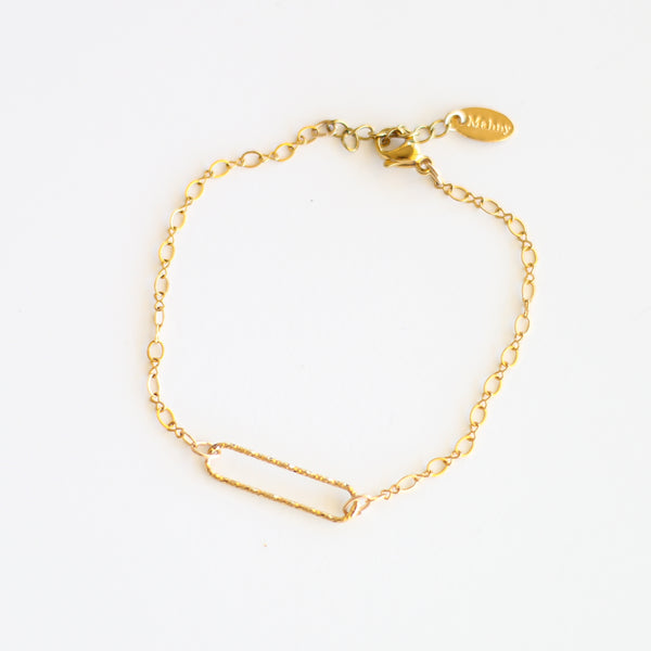 Bracelet rectangle Scintillant