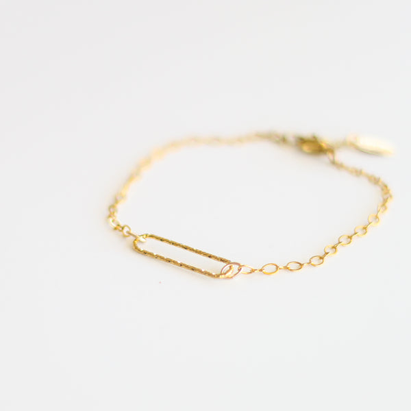Bracelet rectangle Scintillant