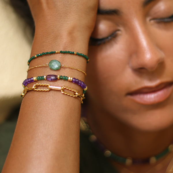 Bracelet Chaîne Torsadée