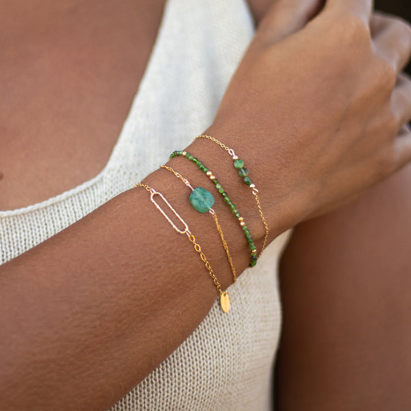 Bracelet rectangle Scintillant