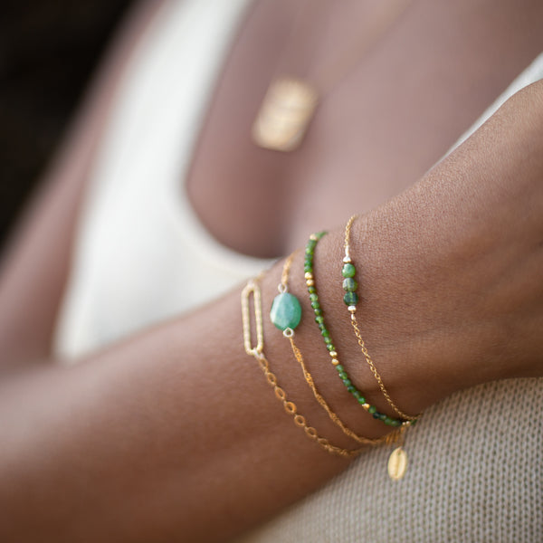 Bracelet rectangle Scintillant
