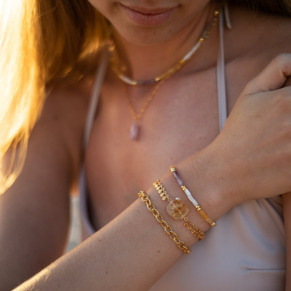 Collier Améthyste Lavande