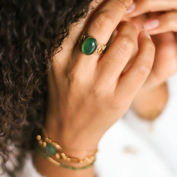 Bague verte online