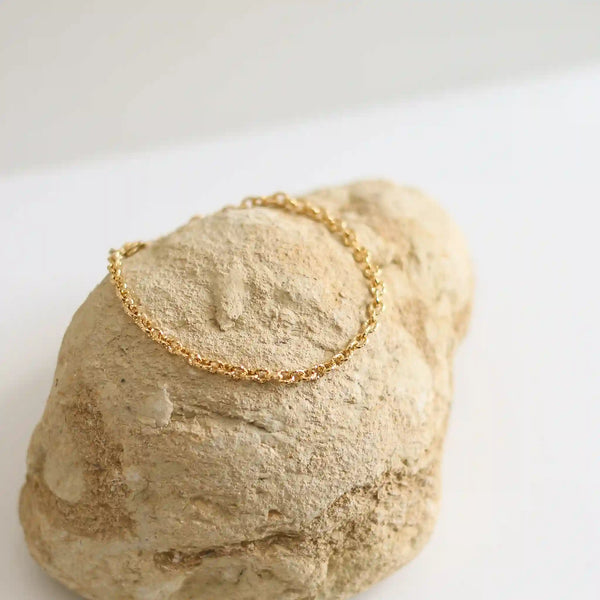 bracelet créateur doré scintillant laiton
