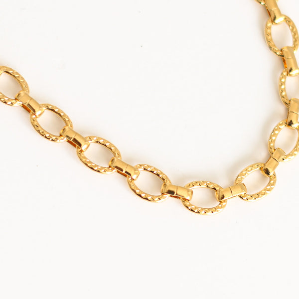 collier chaîne apsara doré maille